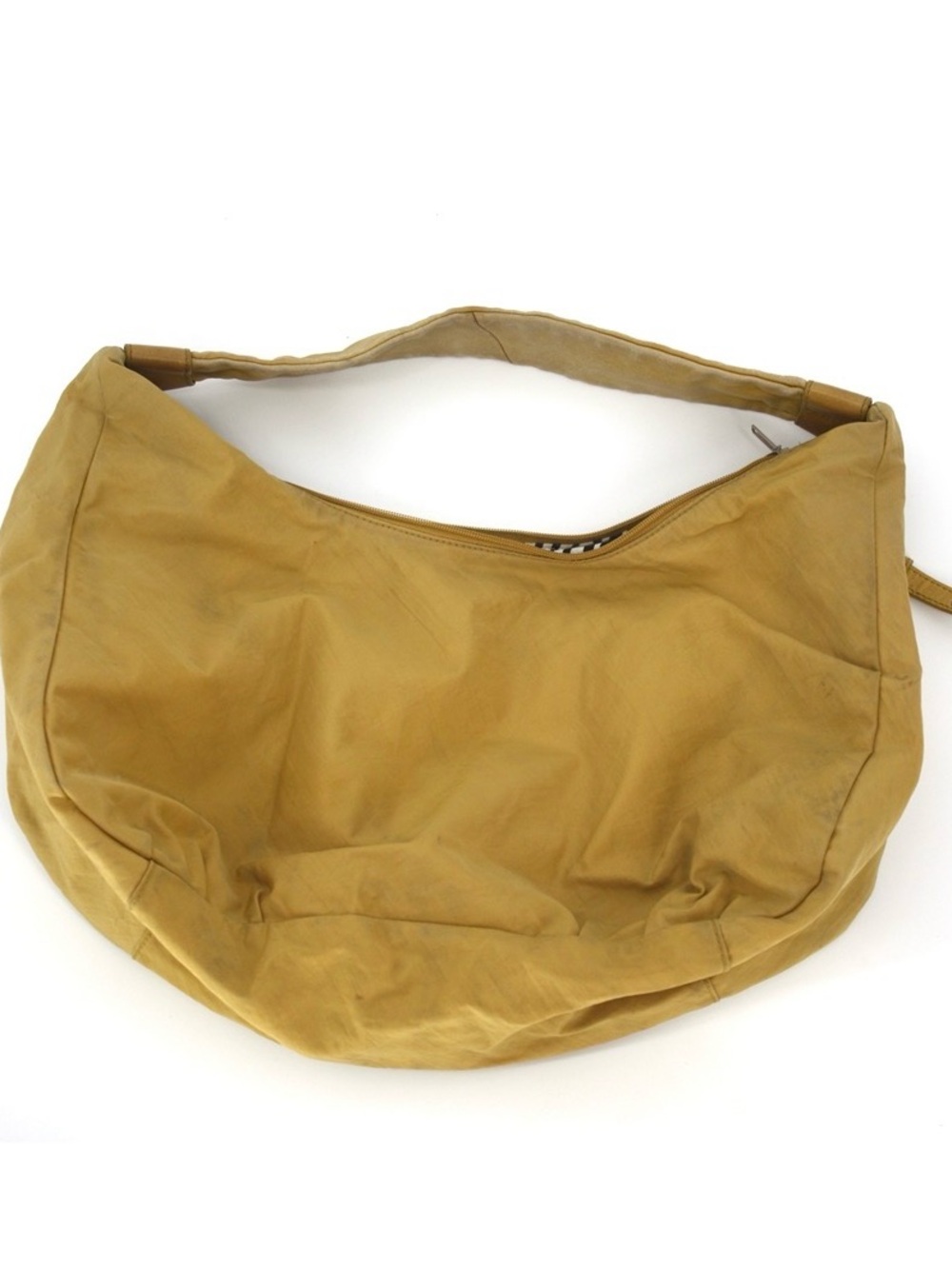HOBO International Mustard Yellow Slouchy Shoulder Bag Boho Hobo Purse